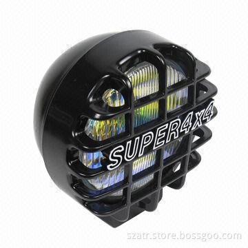 Fog lamp with round cover